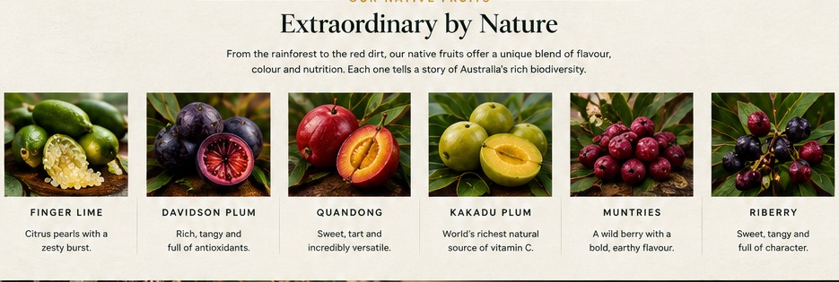 Australian native fruits
